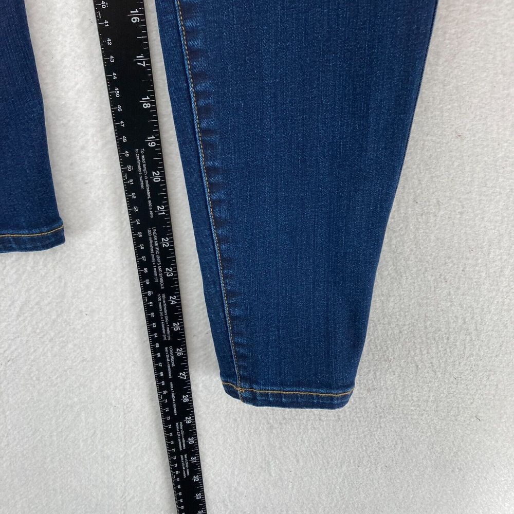 Spanx Jeans Women's 30x28 Pull On Skinny Ankle Dark Wash Blue Stretch Denim - Picture 8 of 12